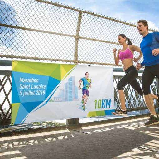 Tarpaulin printing for indoor and outdoor use running 1 4