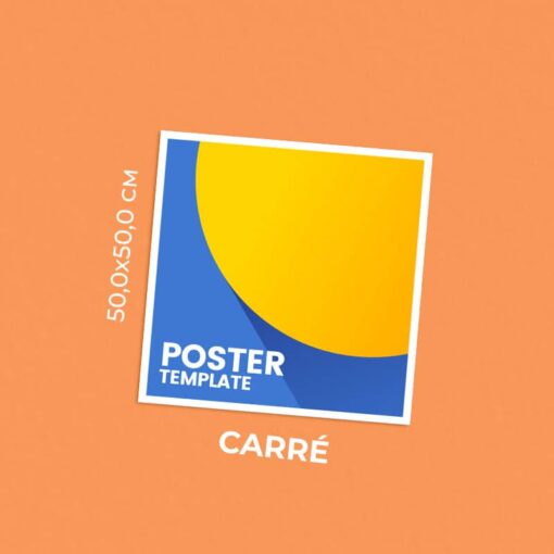 Your poster printed in 4 hours, held or refunded* carre gf 1 10