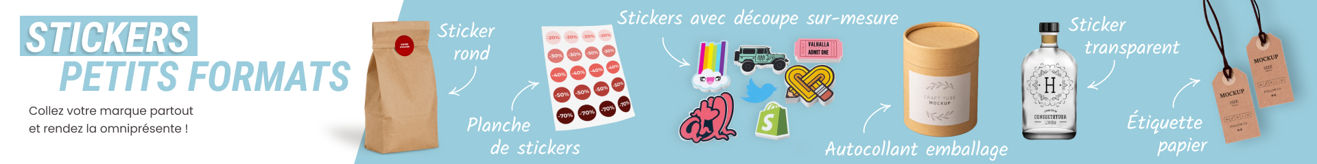 Stickers petits formats